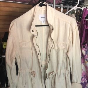 Linen Utility Jacket. XS